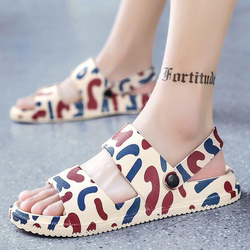 Ciabatte in EVA Estive da Uomo Camouflage Sandali da Spiaggia Fondo Morbido Fondo Spesso Antiscivolo Pantofole Sandali per Piedi Non Odoranti Indoor Outdoor