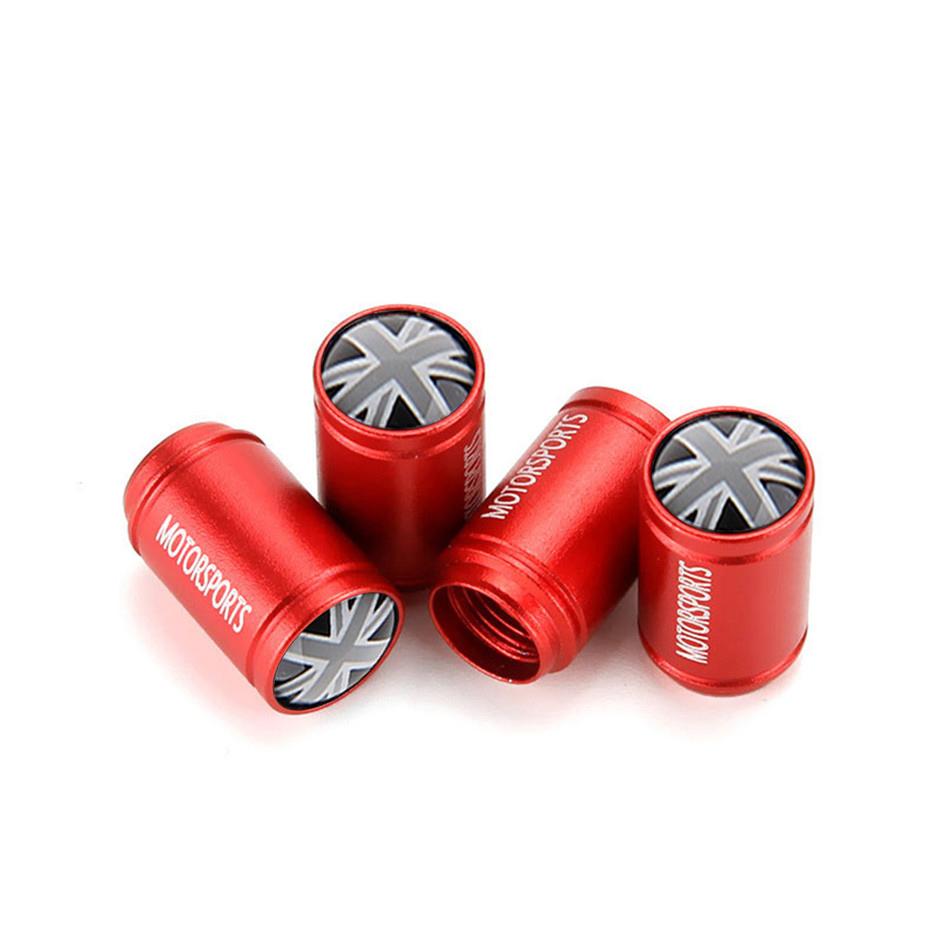 4Pcs UK England British Flag Bike Moto Car Wheel Tires Valve Caps Cover For Vauxhall Mini Cooper Ford Kia Hyundai VW Accesories