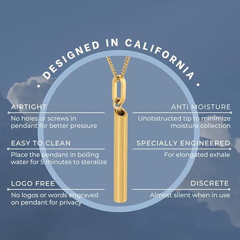 Colar Pingente Aço Inoxidável Ajuste Silencioso Acessórios Tridimensionais Aço Titânio