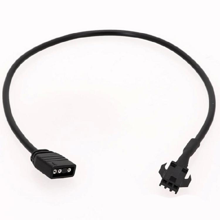 ARGB-Verlängerungskabel 5V12V 4-Pin auf SM4-Pin Buchse ARGB-Verlängerungskabel für DEEPCOOL/Lian Li PC-Gehäuse SM4-Pin Buchsenadapter