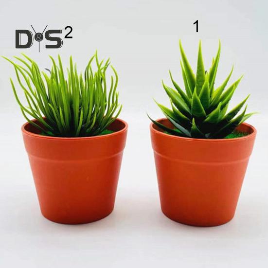 Realistické umělé rostliny Stálobarevný plast Elegantní mini bonsai domácí kancelář