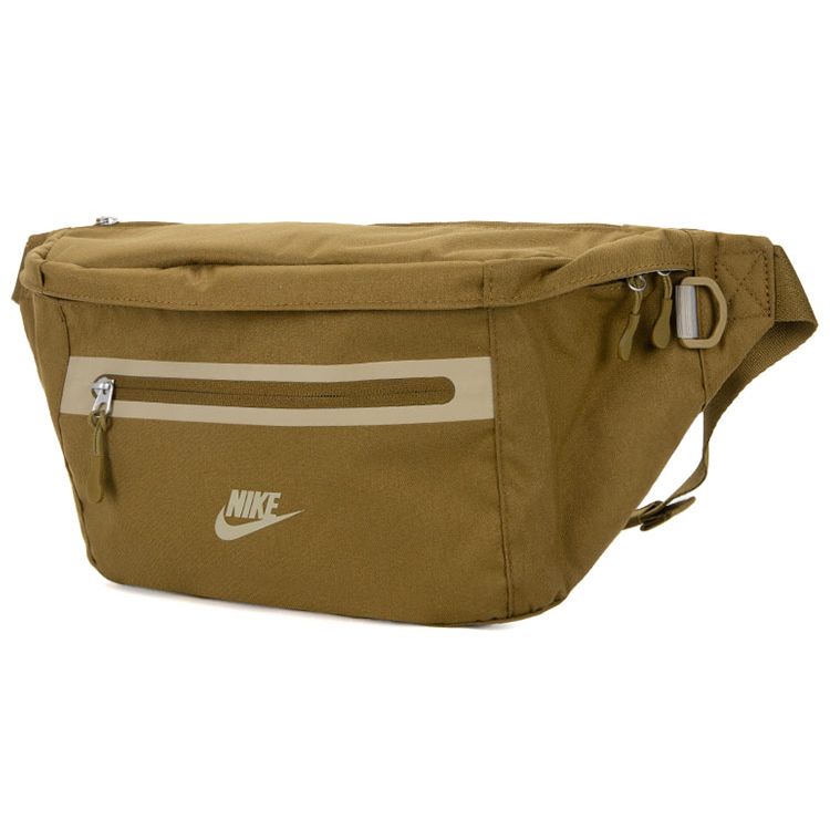 Nike ELMNTL PRM Waistpack Zipper Closure Fabric Crossbody Bag Casual Bag Medium Unisex bags Olive-Green DN2556-368 Olive Green,MISC