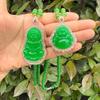 Luxury Rhinestones Maitreya Buddha Necklace Pendant Exquisite Versatile Sweater Chain Fashion Jewelry Mother's Day Gift