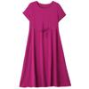 Elegant Women's Summer Dress Plus Size Short Sleeve Casual Long Dresses Vintage Clothes