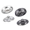 24TE 200 Sets Sew-on Snap Buttons Metal Snap Fastener Buttons Press Button for Sewing