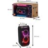 JBL PartyBox Club 120 Bluetooth Speaker, Wireless, 160W Output, IPX4 Water Resistant, Microphone Input, Guitar Input, Black (JBLPBCLUB120JN)