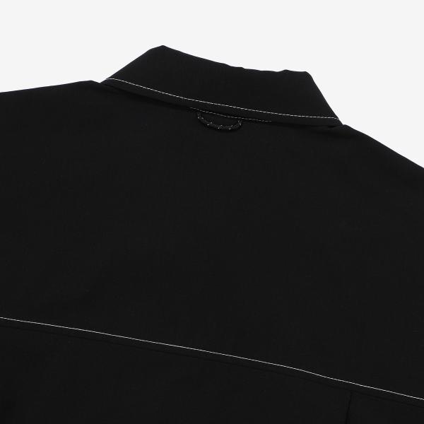 Fila Short Sleeve Shirt Ripstop Stretch Fs2jkg2137x Black