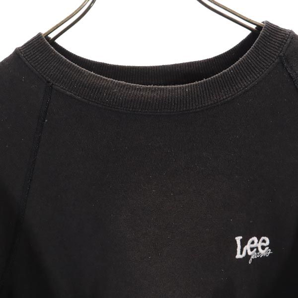 Lee 90s Old USA made Long sleeve trainer L Charcoal system sweat Men's Used