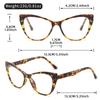New Classic Black Cat Eye Anti Blue Light Glasses, Lightweight Frame Fashion Eyewear for Women, Ideal for Office & Daily Wear