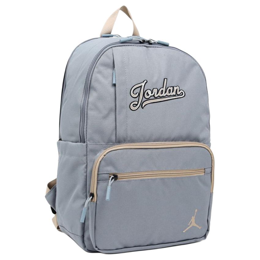 New Jordan Brand Logo Backpack Regular Kids' Gray JD2533160GS-002