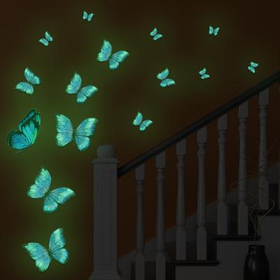 PVC Wall Sticker Luminous Butterfly Wall Sticker