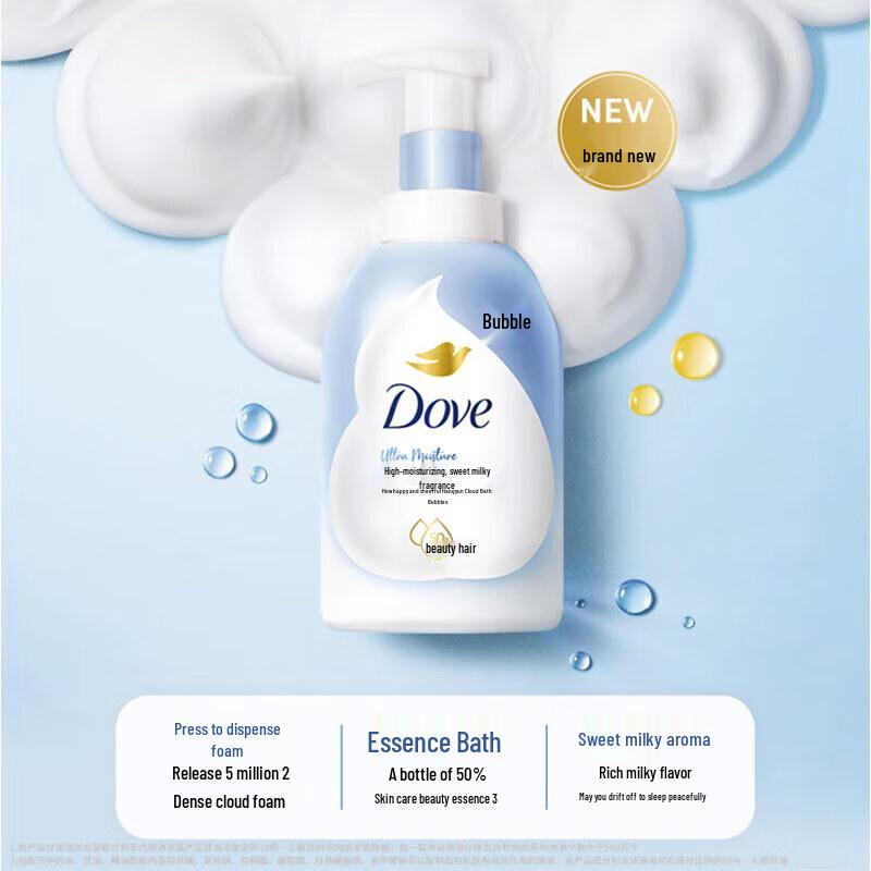 Dove Milk Hydrating Body Wash & Cherry Blossom Scrub Set