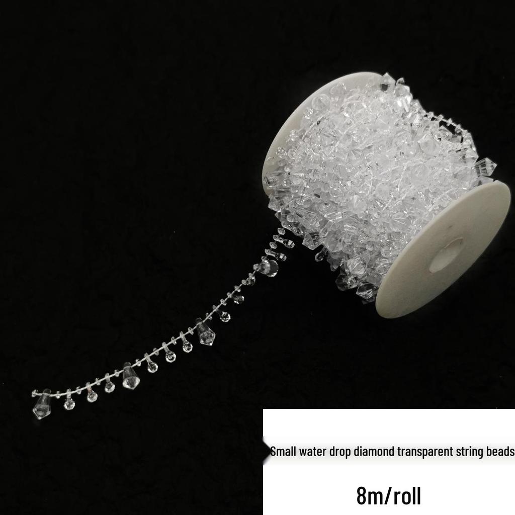 Double-Line Pearl Sunflower Snowflake Beads DIY Decoration