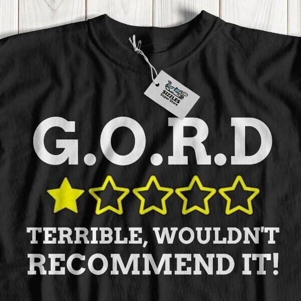 

GORD Unisex Funny Fundoplication T-Shirt Gastro Oesophageal Reflux Disease Gifts M
