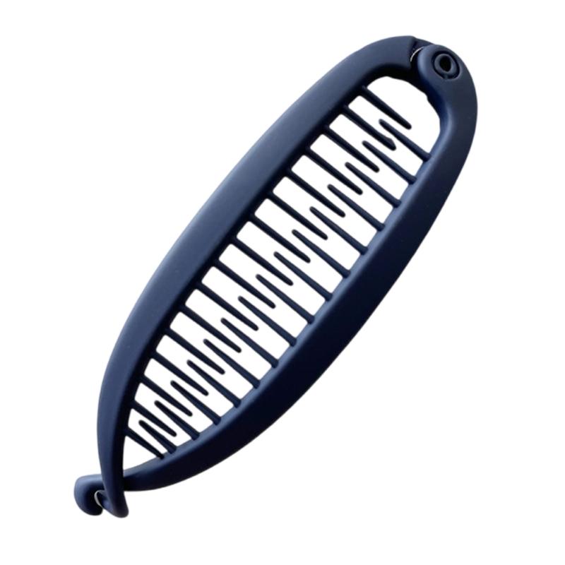 NonSlip Banana Hair Clip For Women Seamless Design Resin Hairpin For Ponytails Buns And Updos