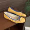 Fashion Luxury Female Round Toe Footwear Ballet Flats Shoes For Women Butterfly-Knot Fashion Shallow Ladies Slip On Flats Shoes