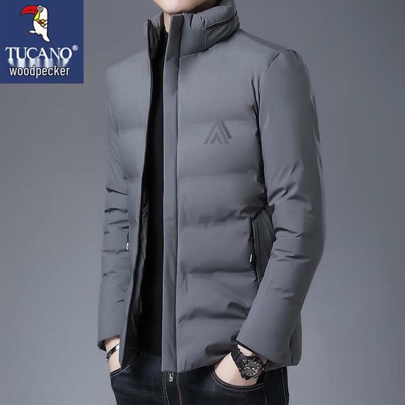 Tucano Herren Winter Stehkragen Wattierte Jacke
