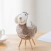 Handmade Mini Christmas Ornament Wool Xmas Party Supplies Statue Miniature Home Decoration Felt Sheep Figurines