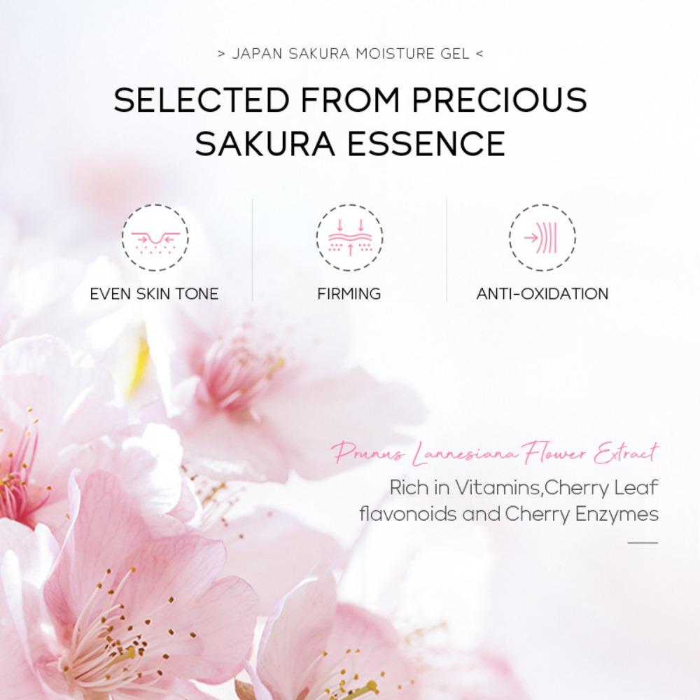 LAIKOU Cherry Blossom Hydrating Gel Cream Deeply Nourishes Skin, Repairs Dry and Rough, and Creates Hydrating and Elastic Muscles