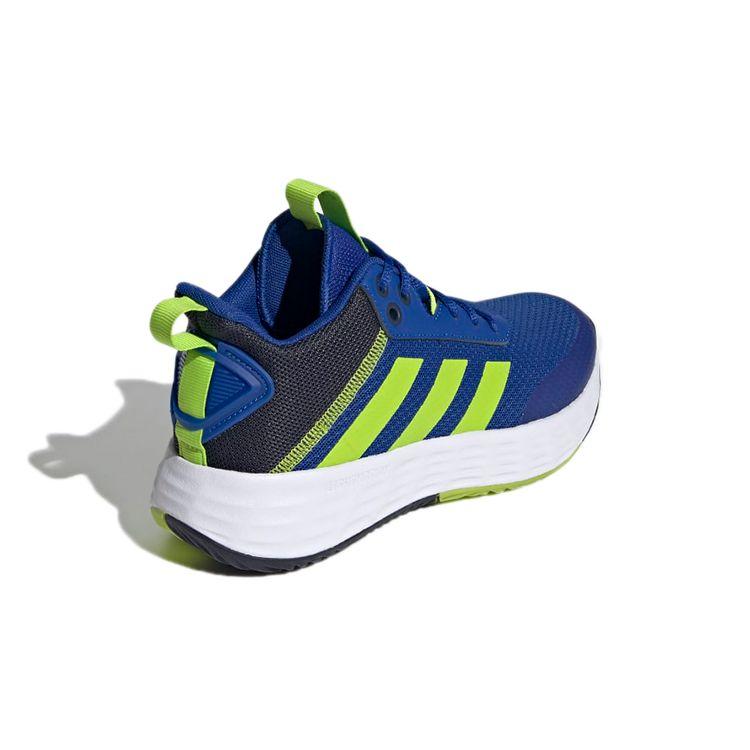 Adidas Own The Game 2.0 J Royal Blue Semi Solar Slime Kids Sneakers Legend-Ink H01557