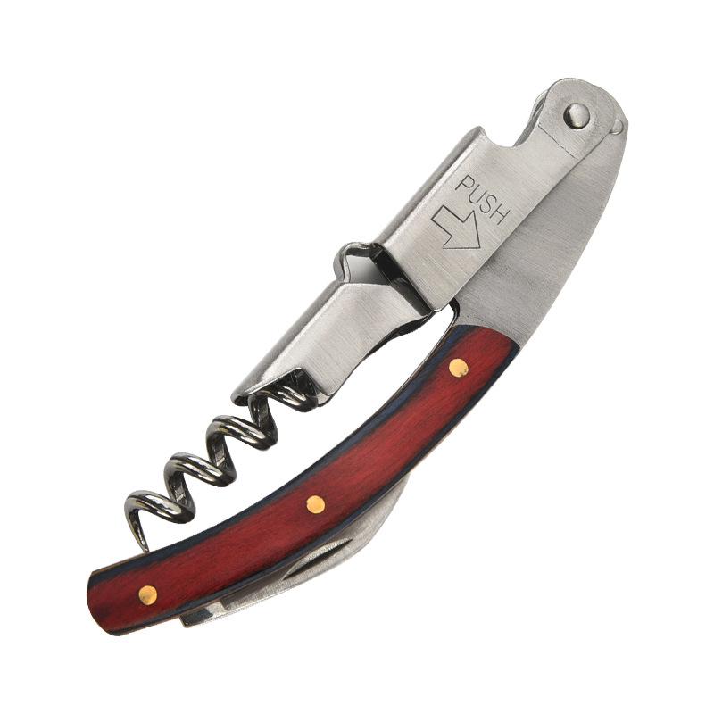 Multi-Functional Seahorse Wine & Beer Bottle Opener - Stainless Steel Corkscrew