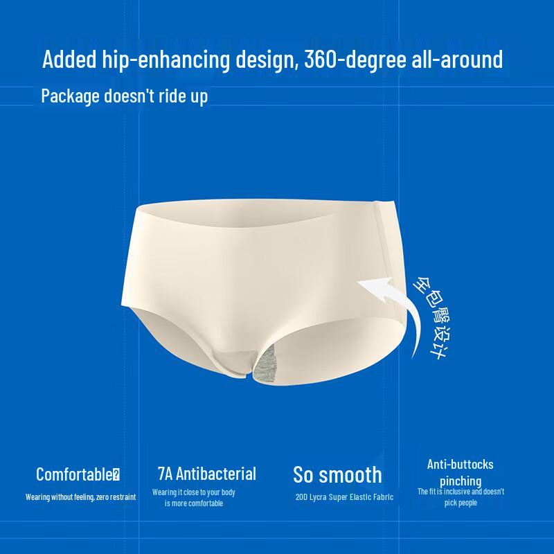 Skechers Women's 7A Antibacterial Seamless High-Waist Briefs 3-Pack