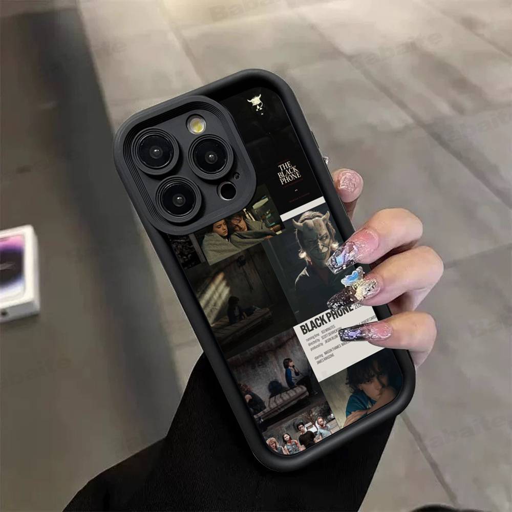 

Horror Movie The B-Black P-Phone TPU Phone Cover For Iphone 17 16 15 14 13 12 11 Pro Max Plus Case Cover iPhone 14