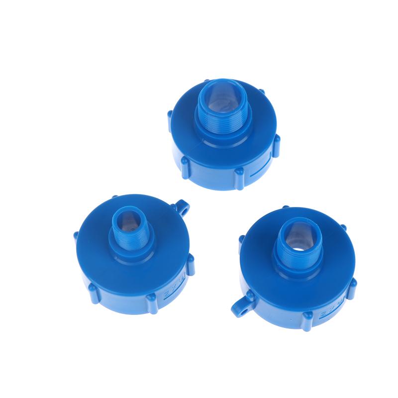 1Pc Ibc Tank Adapter 60Mm To 1/2'' 3/4'' 1'' Fine Thread Water Pipe Connector Bsp Male Reducing Fittings Conversion Joint