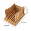 Bamboo Home Bread Cutting and Slicing Board - Durable Chopping and Toasting Plate