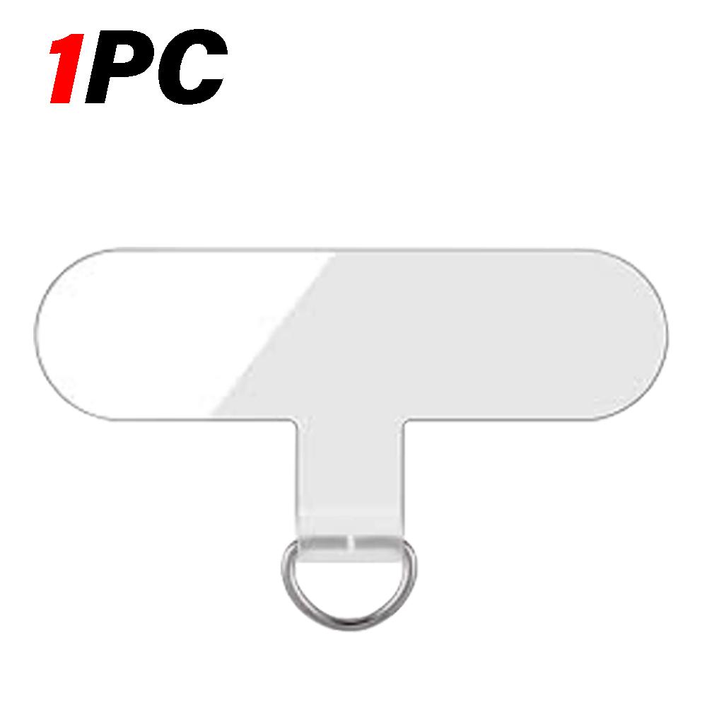 1-50Pcs Transparent Universal Detachable Phone Lanyard Clips Card Wrist Cord Straps Patchs Tether Tabsfor Samsung Iphone Huawei
