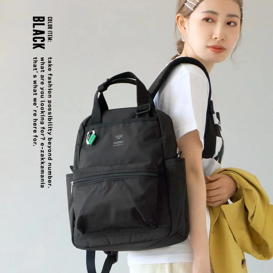 Dual-purpose Backpack Waterproof Single-shoulder Portable Commuter Travel School Bag for Women