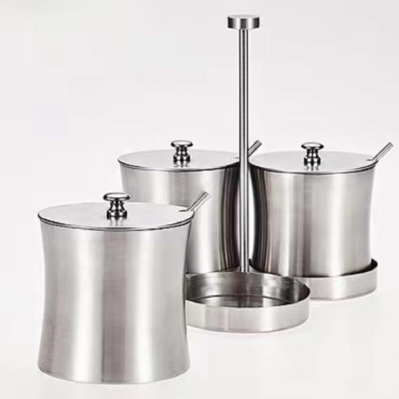 Mailang 3-Piece 304 Stainless Steel Seasoning Set