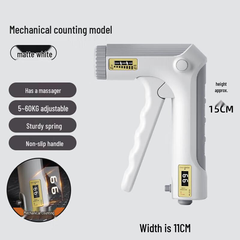 Adjustable Hand Grip Strengthener with Counter