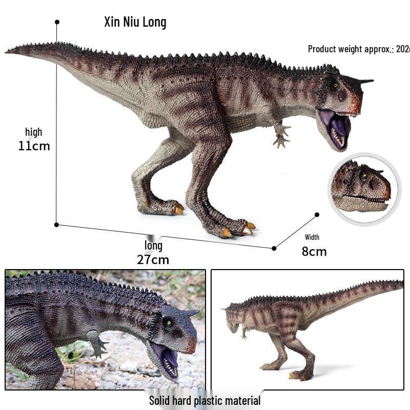 Children's Dinosaur Toy Set: King Kong, Tyrannosaurus Rex, Aurochs, Pachycephalosaurus, Spinosaurus, Therizinosaurus Model.