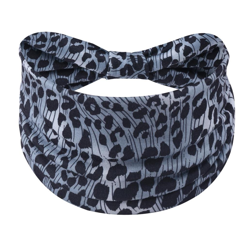 Cross-Border Women's Cotton Yoga Headband - Elastic, Sweat-Absorbing, Fashionable