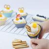 12 stk/sett Silikonkakeform Rundformet Muffins Cupcake Bakeformer Kjøkken Matlaging Bakeware Maker DIY Kakedekoreringsverktøy
