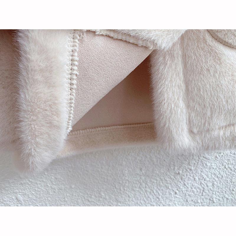 Jenterjakke Høst Vinter Varm Pelskåpe Jenter Jul Prinsesse Yttertøy Søt Barn