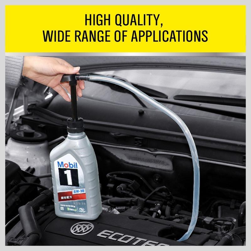 Standard Quart Bottles Petrol Liquid Fluid Pump Anti-freeze High Pressure Hand Siphon Pump Manually Pressing