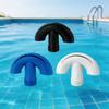 Swimming Pool Waterfall Nozzle, Compacts 3/4Inch Fountains Sprayer for Backyard Pool Wall Return Jet Water Feature Decor