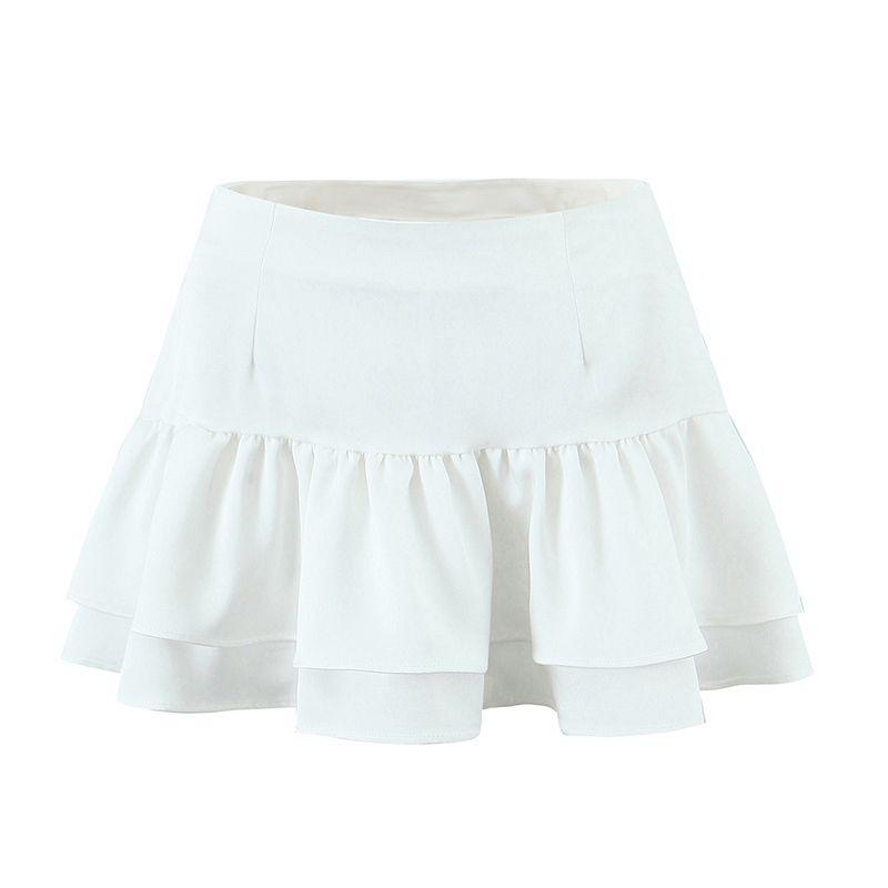 Lanyi Xinsheng French style Style Palace Extended Style Gentle Temperament Lace-up Puff sleeve Shirts Frill Skirt Set