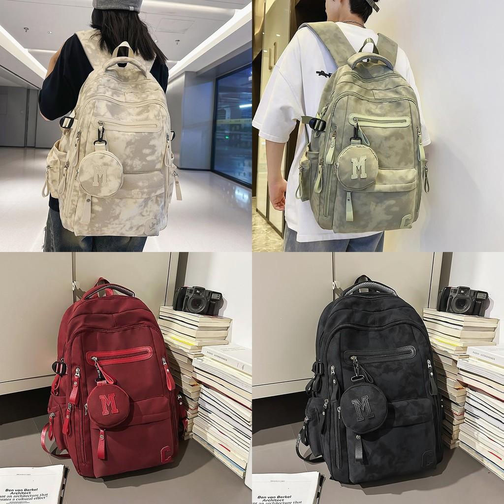 Nylon Casual Travel Backpack For Men And Women With Padded Shoulder System For Daily Use