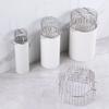 Stainless Steel Roof Floor Drain Leaf Debris Trap Easy Installation Gutter Guard Anti-blocking Rain Pipe Strainer Cap