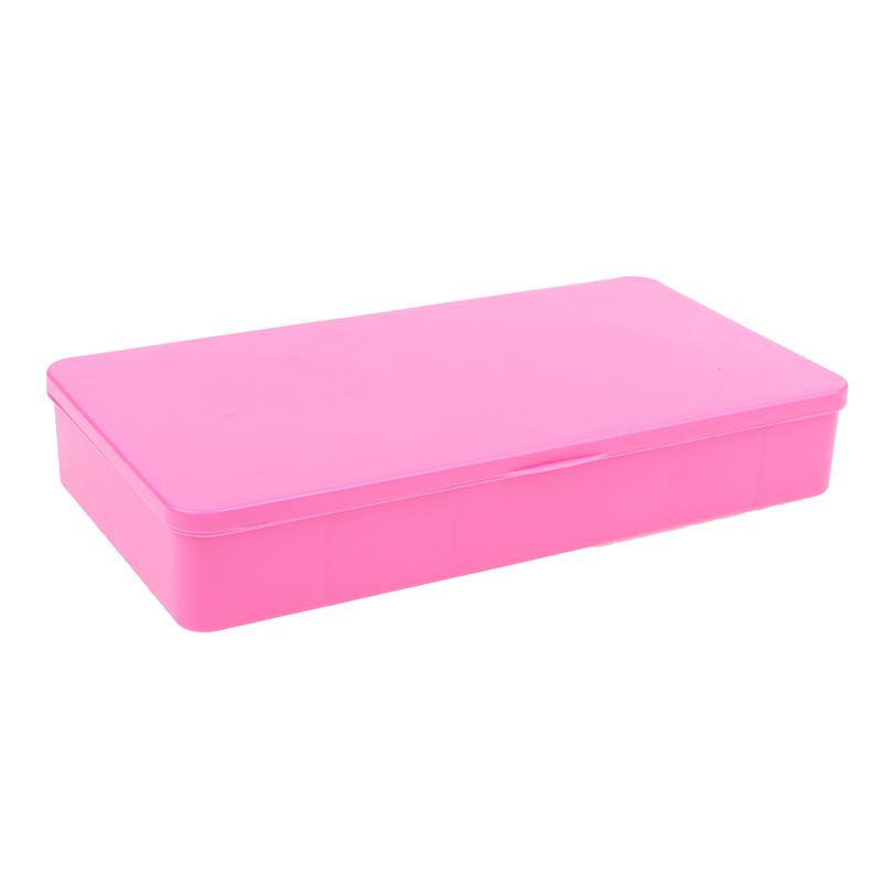 Fake 2 Size Nail Box Nail Tip Empty Box Multicolour Nail Art Case Container Box Acrylic Storage Case 11 Grids Tool