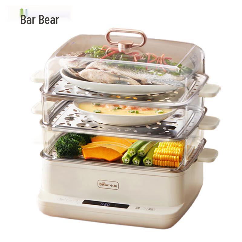 Little Bear Multi-layer Electric Food Steamer CN plug (adapter included)