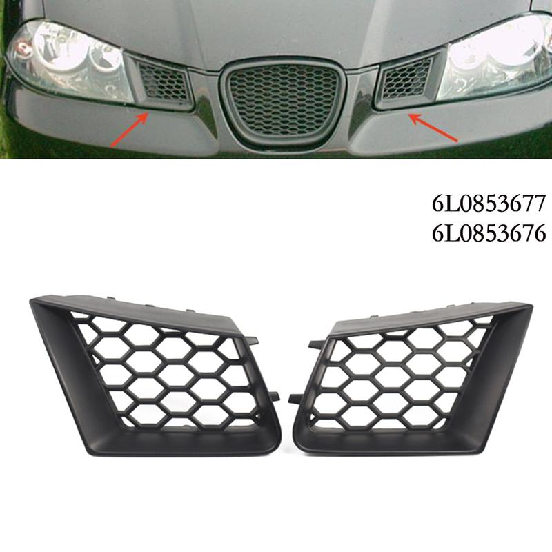 Front Grille 6L0853676 6L0853677 For SEAT For Ibiza-Typ 6L For SEAT For Cordoba-Typ 6L 02-09 Left Right Side Grille Replacement