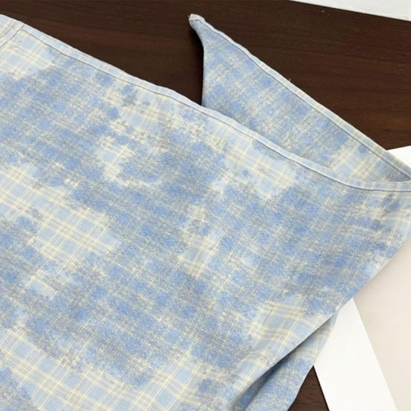 Mode Tvättad Färg Huvudduk Hatt Justerbar Bomullshatt Bekväm Scarf Huvuddukshatt För Kvinnor och Flickor Vardagsbruk