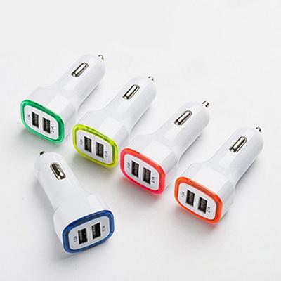 LED Διπλή θύρα USB 2.1A Fast Car Car Charger Adapter για iPhone iPad Samsung Galaxy