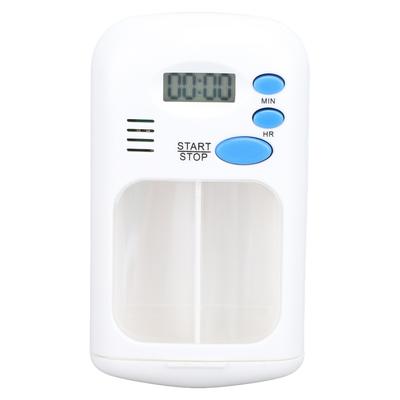 Electronic Medication Dispenser with Alarm Sound Alerts LCD Display High Precise Timing Divided