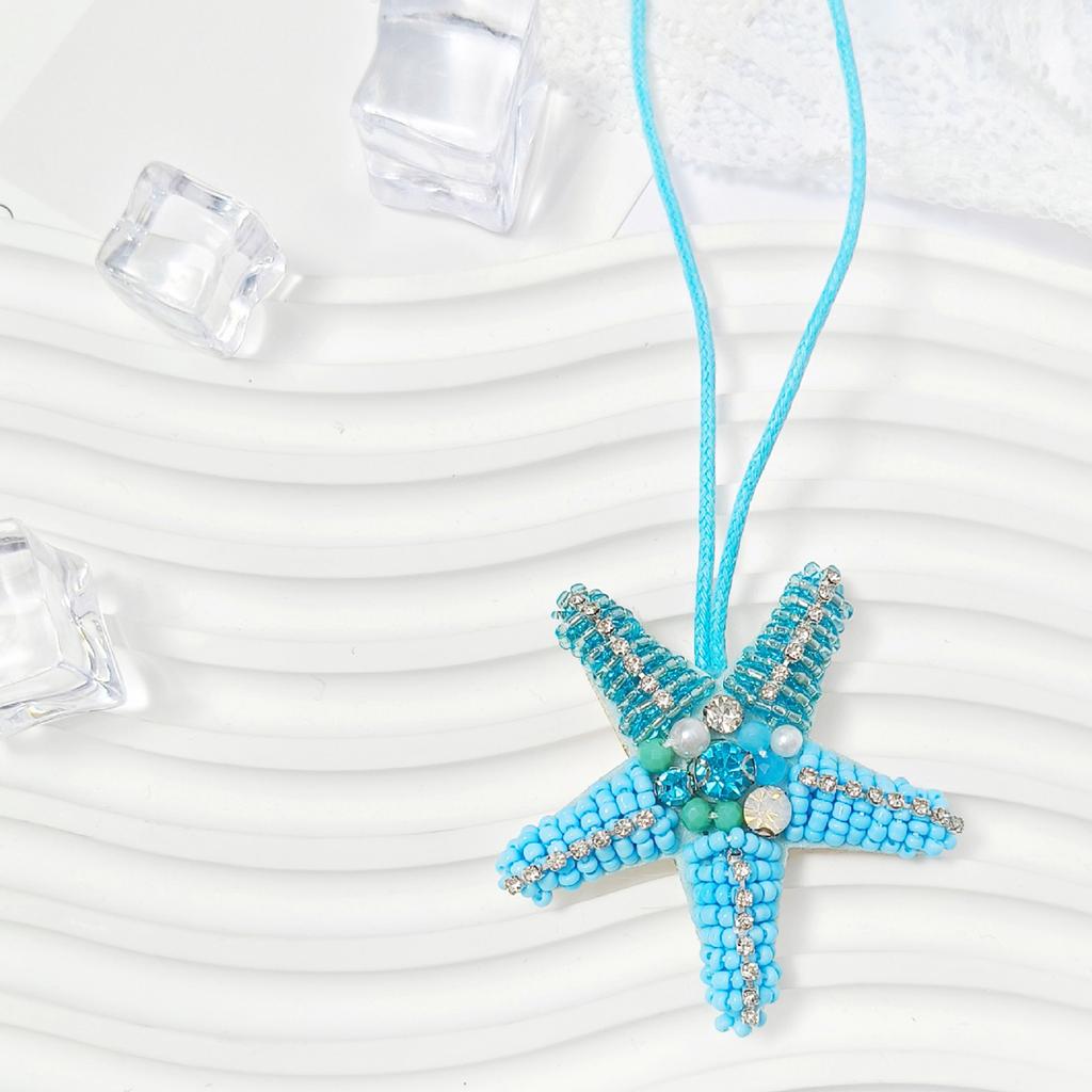 Marine Themed Beaded Keychain With Vibrant Fish And Coral Designs Bag Accessories Keychain Pendant For Bags Or Keys