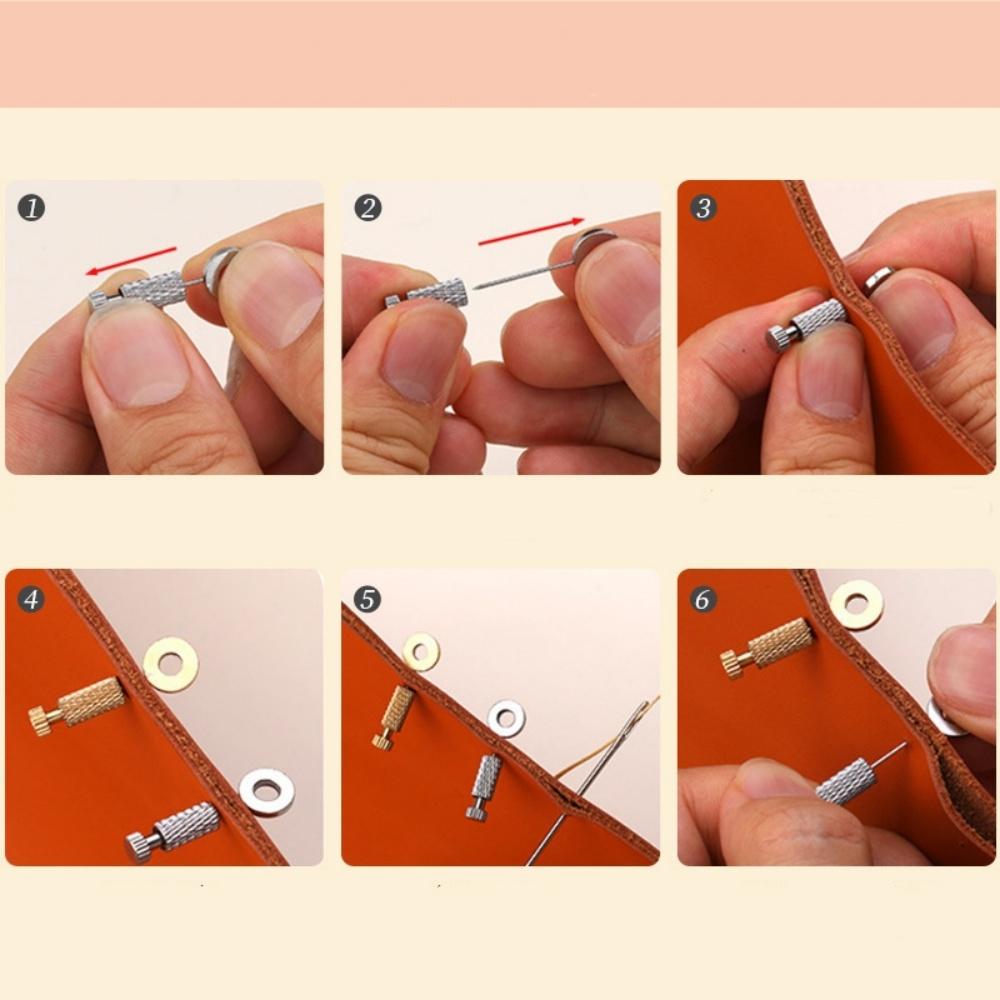20Pcs Leather Suture Positioning Needles DIY Tool Suture Fixed Position Needles Leather Fixed Suture Needles Craft Supplies